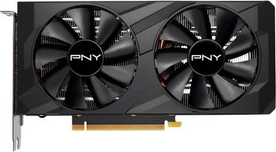 Видеокарта PNY GeForce RTX 3050 8GB Verto Dual Fan Edition VCG30508DFBPB1 - фото