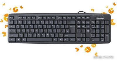 Клавиатура Defender Element HB-520 USB (черный) - фото2