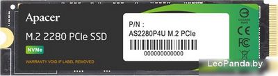 SSD Apacer AS2280P4U 256GB AP256GAS2280P4U-1 - фото