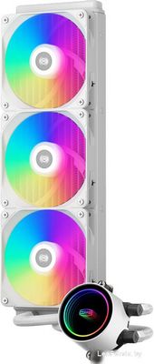 Система жидкостного охлаждения для процессора PCCooler DA360 ARGB (белый) - фото