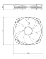 Вентилятор для корпуса Thermalright TL-D14S ARGB - фото3