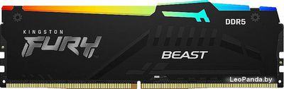 Оперативная память Kingston FURY Beast RGB 32ГБ DDR5 5600МГц KF556C36BBEA-32 - фото