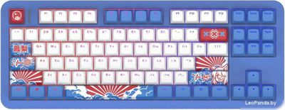 Клавиатура Red Square Alumix TKL Classic Pakuru (белый, g3ms Aquamarine) - фото
