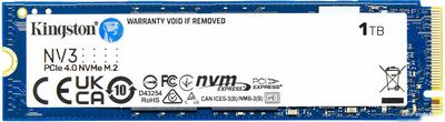 SSD Kingston NV3 1TB SNV3S/1000GBK - фото