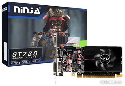 Видеокарта Sinotex Ninja GeForce GT 730 2GB DDR3 NF73NP023F - фото2
