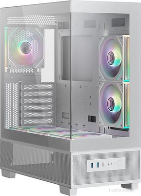 Корпус XASTRA Q500 6ARGB-C10-UC (белый) - фото