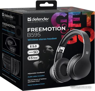 Наушники Defender FreeMotion B595 (черный) - фото5