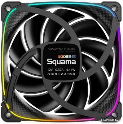 Вентилятор для корпуса Geometric Future Squama 3003RB-12 (черный) - фото5