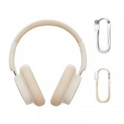 Наушники Baseus Bowie D05 (белый/бежевый) - фото2