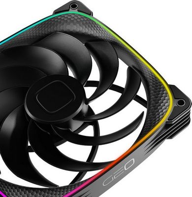 Комплект вентиляторов для корпуса Geometric Future Squama 2503R-14 Triple Pack (черный) - фото5