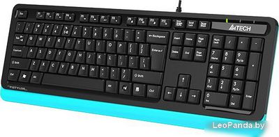 Клавиатура A4Tech Fstyler FKS10 (черный/синий) - фото2