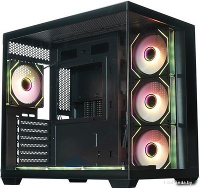 Корпус XASTRA QW500 7ARGB-C10-UC (черный) - фото