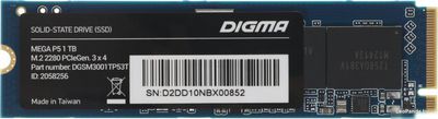 SSD Digma Mega P5 512GB DGSM3001TP53T - фото