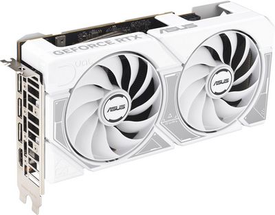 Видеокарта ASUS Dual GeForce RTX 5060 8GB GDDR7 White OC Edition DUAL-RTX5060-O8G-WHITE - фото