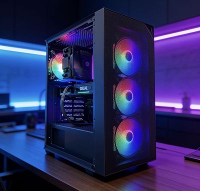 Компьютер LeoPanda Game 771686 AMD Ryzen 5 7500F 16ГБ DDR5  SSD 1TB  RTX 5060 Ti  700W - фото