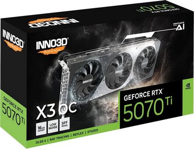 Видеокарта Inno3D GeForce RTX 5070 Ti X3 OC N507T3-16D7X-176068N - фото3