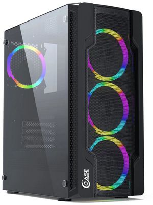 Компьютер игровой 17530 Intel Core i3-12100F 16ГБ HDD 1TB SSD 256GB RTX 3060 Wi-Fi 600W - фото