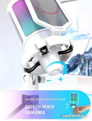 Микрофон FIFINE A6V (белый) - фото3