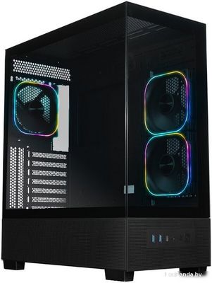 Корпус XASTRA Q500 3ARGB-FG-C10-UC (черный) - фото