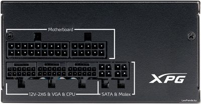 Блок питания ADATA XPG PYMCORE SFX Gold 850W PYMCORE850G-BKCEU - фото3