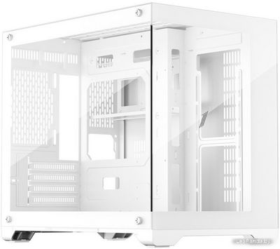 Корпус 1stPlayer MV6-TRANSPARENT (белый) - фото