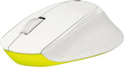 Мышь Logitech M330 Silent Plus (белый/желтый) - фото3