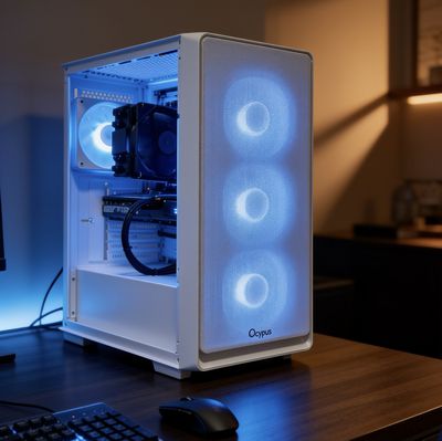 Компьютер LeoPanda Game 771578 AMD Ryzen 5 7500F 16ГБ DDR5  SSD 1TB  RTX 5060  600W - фото