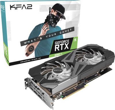 Видеокарта KFA2 GeForce RTX 3060 Ti EX LHR 1-Click OC 36ISL6MD1WTK - фото3