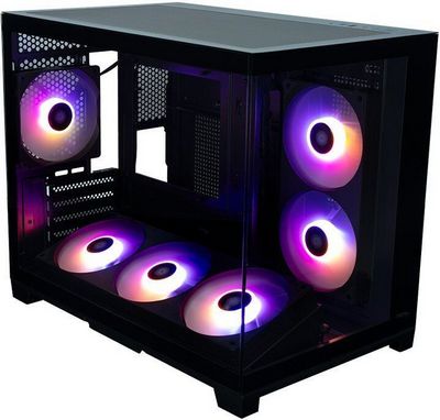 Корпус XASTRA QW500M 6ARGB-FC-C6-UC (черный) - фото2