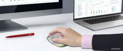 Мышь Genius Ergo 9000S Pro (розовый) - фото5