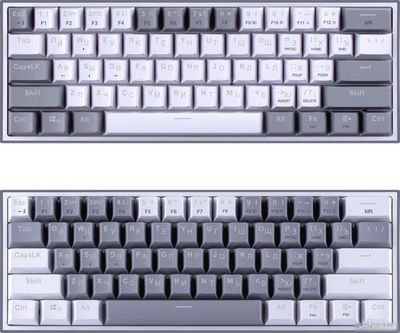 Клавиатура Redragon Fizz (Redragon Melt-Gold, серый/белый) - фото2