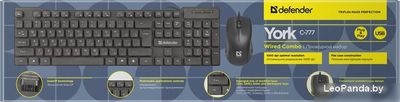 Клавиатура + мышь Defender York C-777 RU - фото3