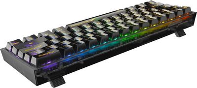 Клавиатура Redragon Fizz (прозрачный/черный) - фото5