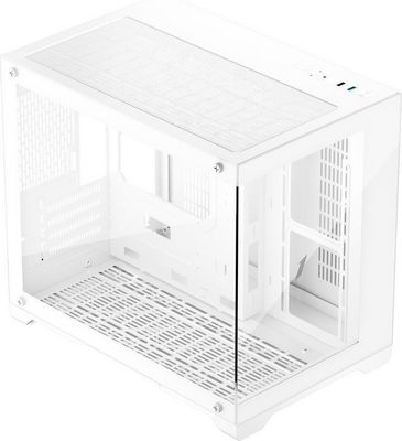 Корпус 1stPlayer MV6-TRANSPARENT (белый) - фото5