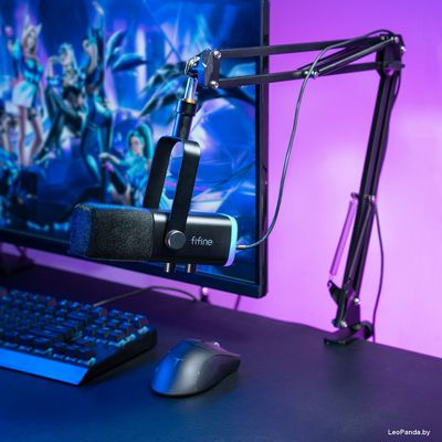 Проводной микрофон FIFINE AM8T (черный) - фото3
