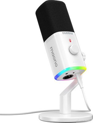 Проводной микрофон Maono PD100X (белый) - фото2