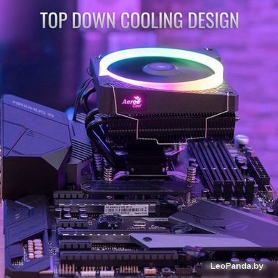 Кулер для процессора AeroCool Cylon 3H ARGB PWM 4P - фото4