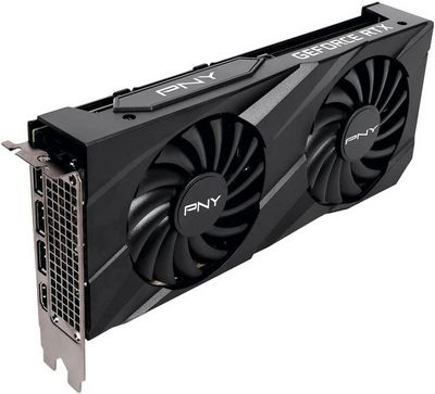 Видеокарта PNY GeForce RTX 3060 12GB Verto Dual Fan VCG306012DFBPB1 - фото3