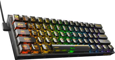 Клавиатура Redragon Fizz (прозрачный/черный) - фото4