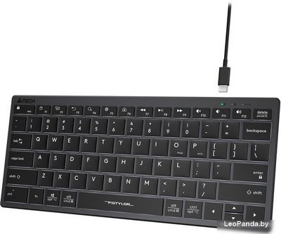 Клавиатура A4Tech Fstyler FX61 (серый/черный) - фото5