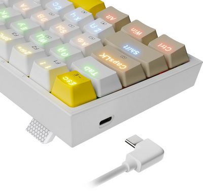 Клавиатура Redragon Fizz (белый/бежевый) - фото5