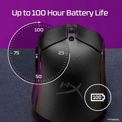 Игровая мышь HyperX Pulsefire Haste 2 Wireless (черный) - фото3