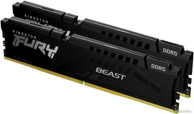Оперативная память Kingston FURY Beast 2x32ГБ DDR5 6000 МГц KF560C36BBE2K2-64 - фото