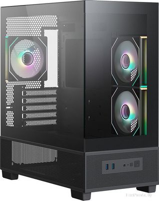 Корпус XASTRA Q500M 6ARGB-C10-UC (черный) - фото2