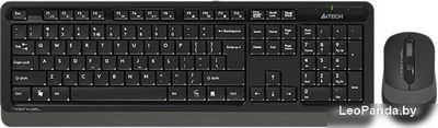 Клавиатура + мышь A4Tech Fstyler FG1010 (черный/серый) - фото