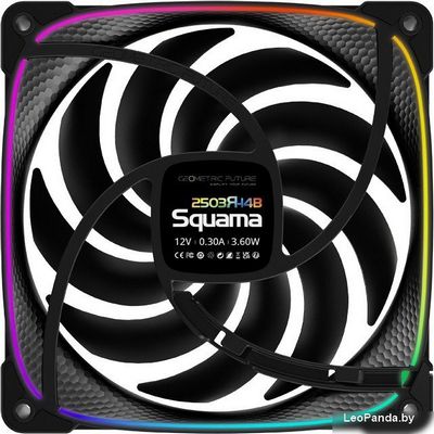 Комплект вентиляторов для корпуса Geometric Future Squama 2503R-14 Triple Pack (черный) - фото4