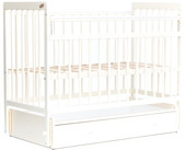 Детская кроватка Bambini Euro Style М 01.10.05 (белый) - фото