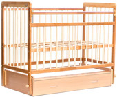 Детская кроватка Bambini Euro Style М 01.10.04 (натуральный) - фото