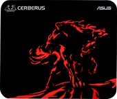 Коврик для мыши ASUS Cerberus Mat Mini (черный/красный) - фото