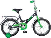 Детский велосипед Novatrack Strike 20 (черный/зеленый) - фото